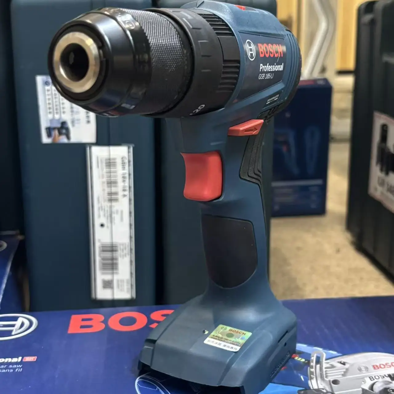 Bosch Drill Gsb 18V - BOSCH GSB 185-LI Brushless Cordless Impact