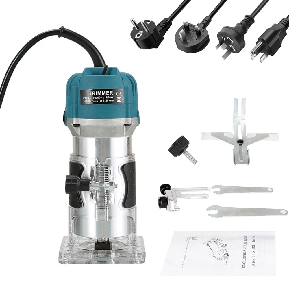 Woodworking Manufacturing - 800W 30000RPM Wood Router Machine Woodworking