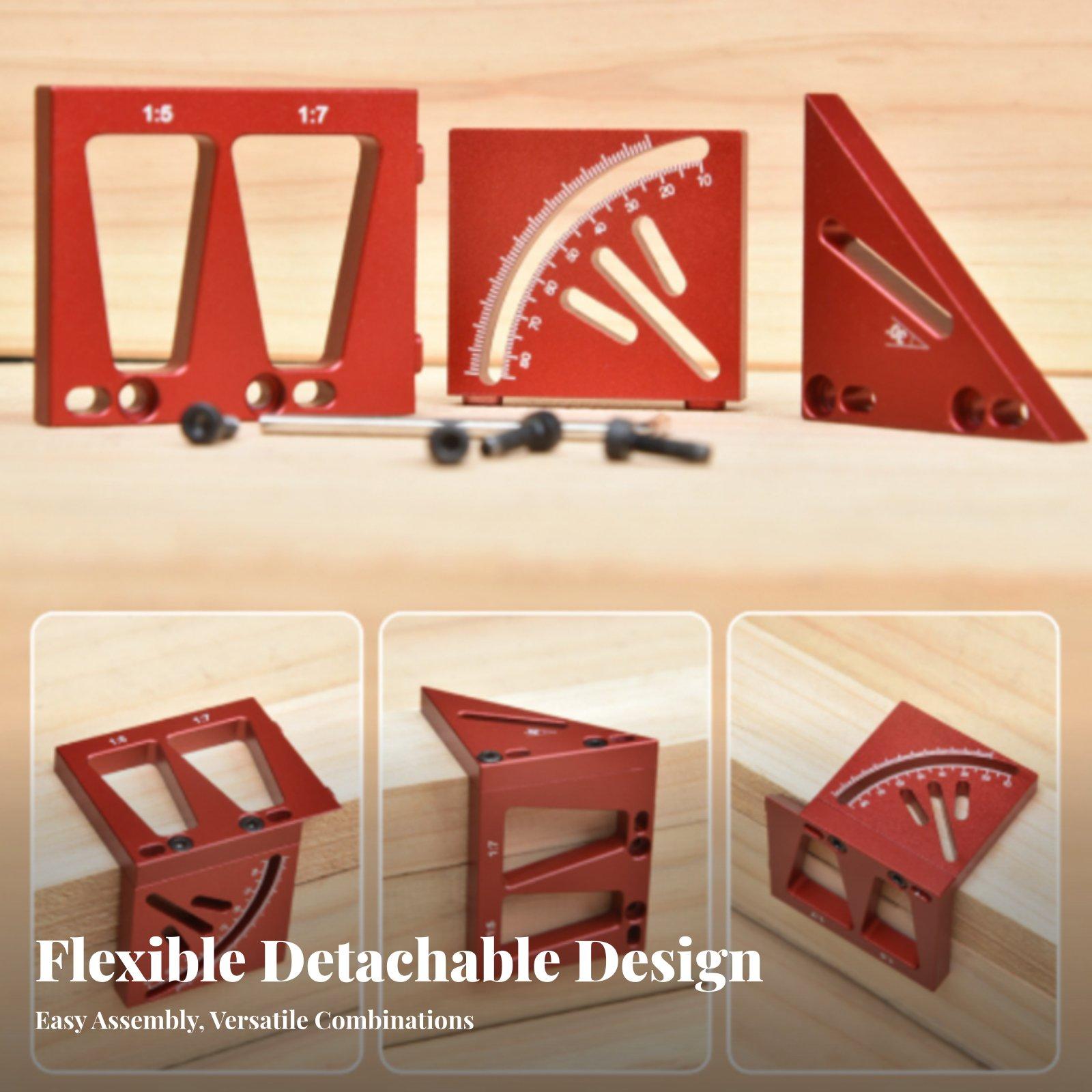 Woodworking Workshop Layout - Precision Angle Gauge Aluminum Alloy Layout