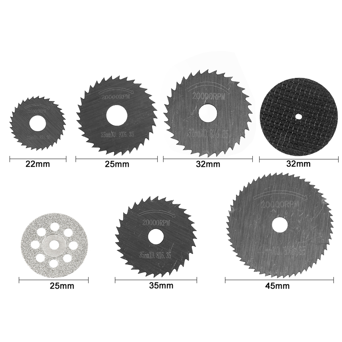 31/30pc Diamond Cutting Discs  - Woodworking Drills 评论和价格