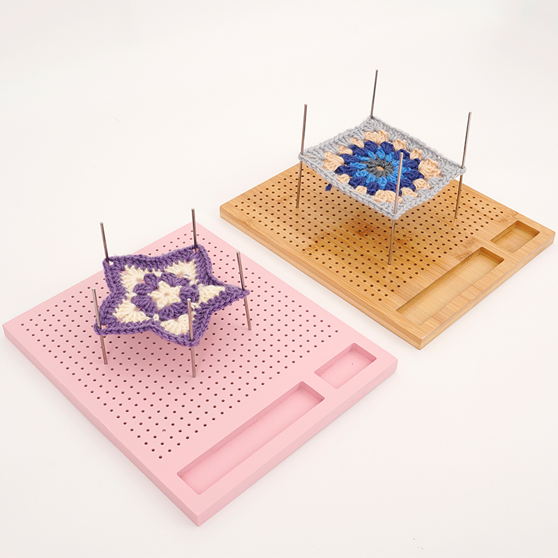 Crochet Blocking Board with St - Woodworking Art 评论和价格