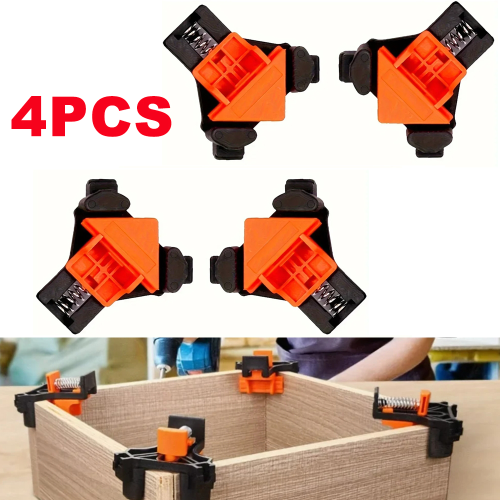 4PCS Right Angle Fixing Clip W - Woodworking Right Angle Clamp 评论和价格