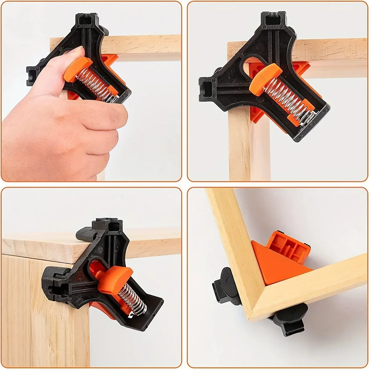 4PCS Right Angle Fixing Clip W - Woodworking Right Angle Clamp 评论和价格