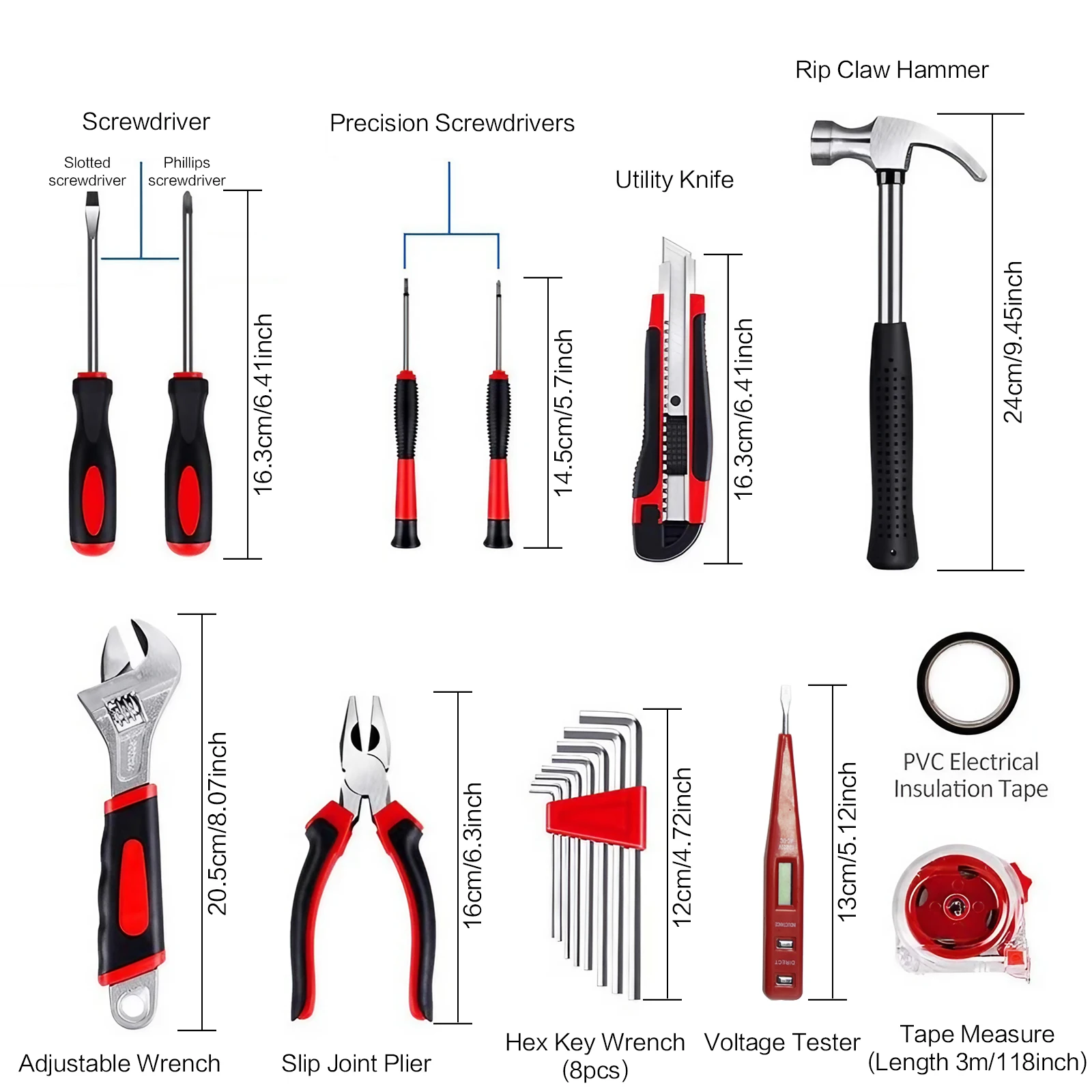 39/45pcs Hardware Household Ha - Woodworking Hand Saw 评论和价格
