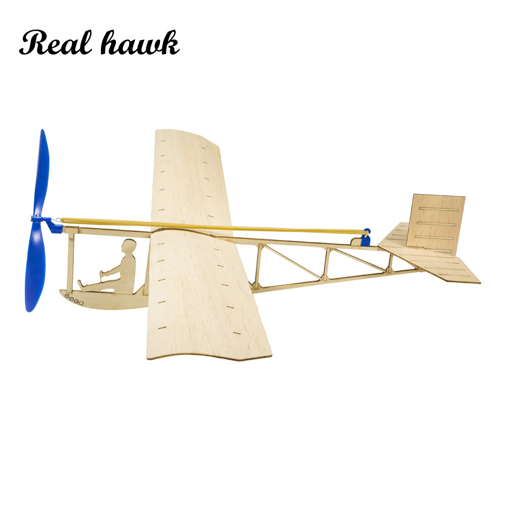STEM Rubber Band Powered Airpl - Woodworking Kids Toys 评论和价格