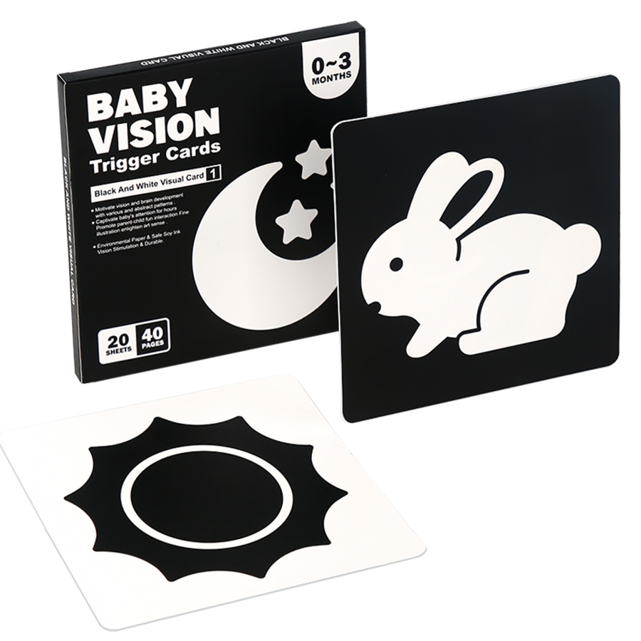 Baby Visual Stimulation Cards  - Woodworking Kids Toys 评论和价格