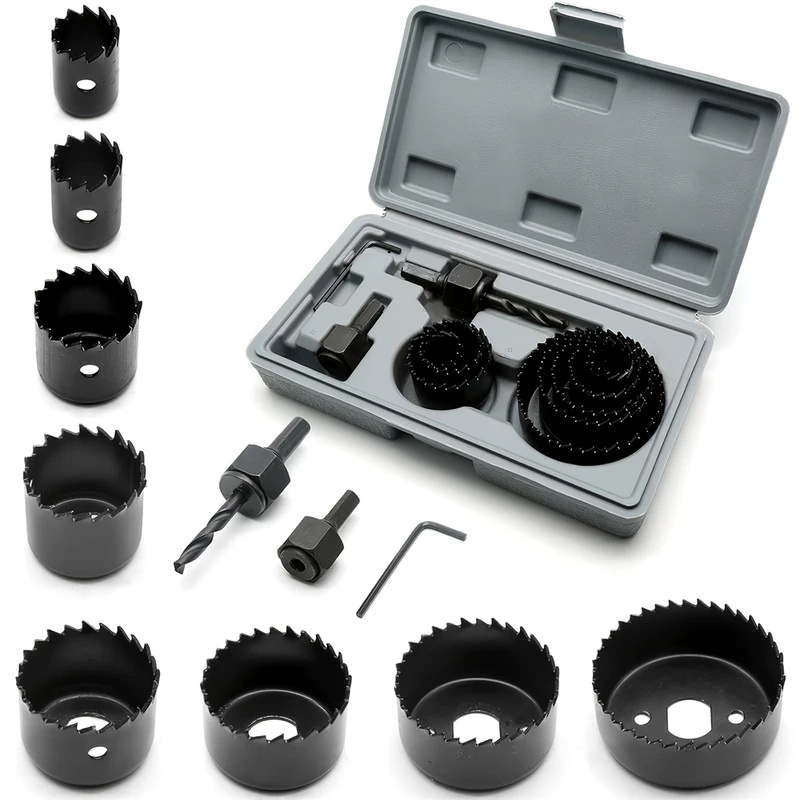8pcs Woodworking Hole Saw Kit  - Woodworking Drills 评论和价格