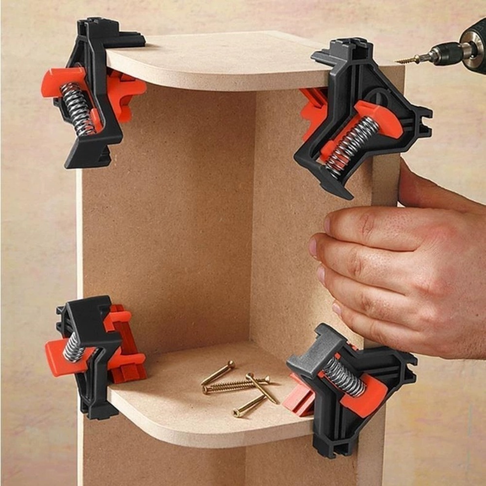 4pcs 90° Right Angle Clamp Fix - Woodworking Right Angle Clamp 评论和价格
