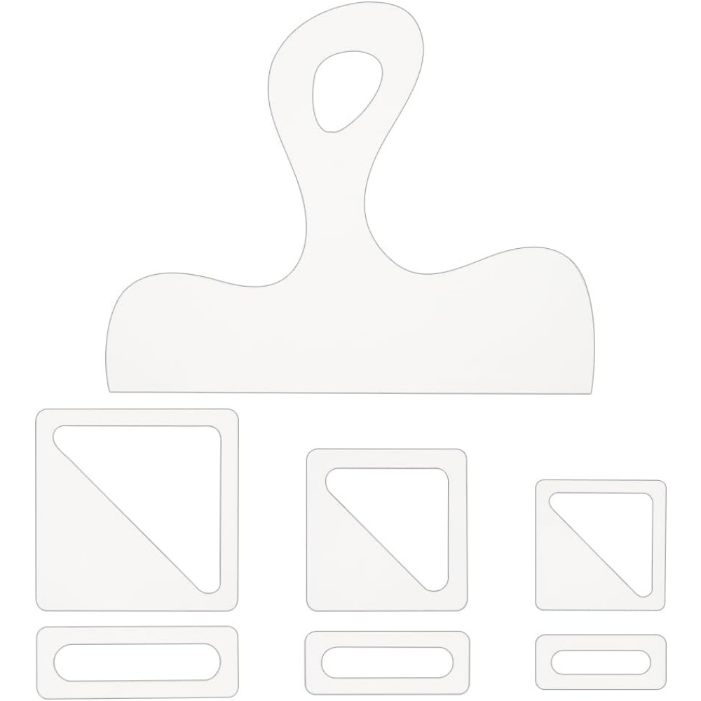 7Pcs Charcuterie Template Acry - Woodworking Boards 评论和价格
