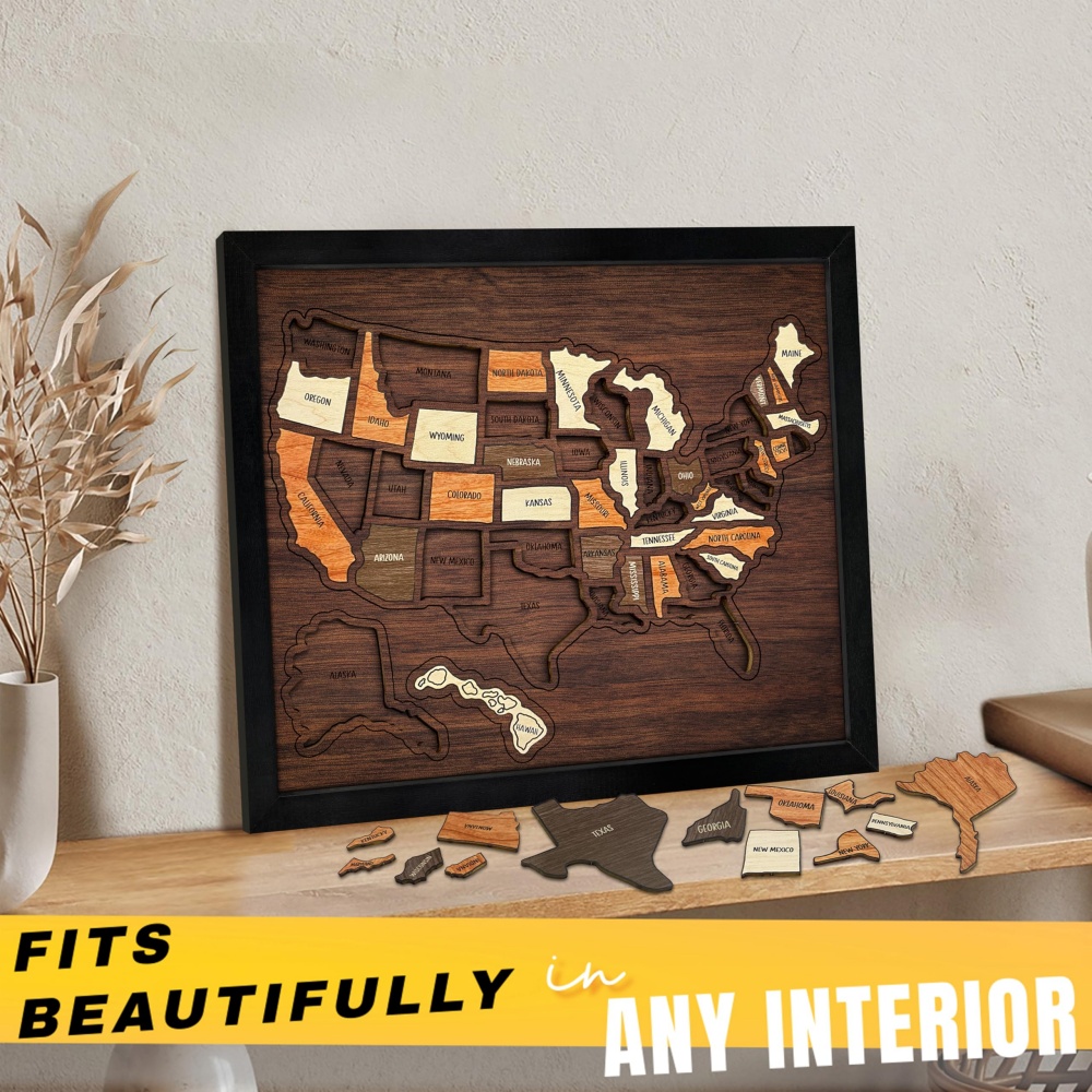 Customizable Wooden USA Travel - Woodworking Usa 评论和价格