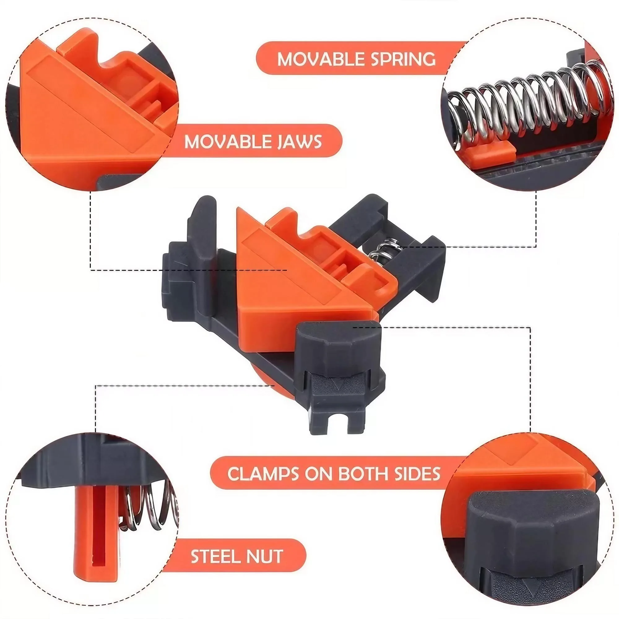 Premium Woodworking Carpentry  - Woodworking Right Angle Clamp 评论和价格