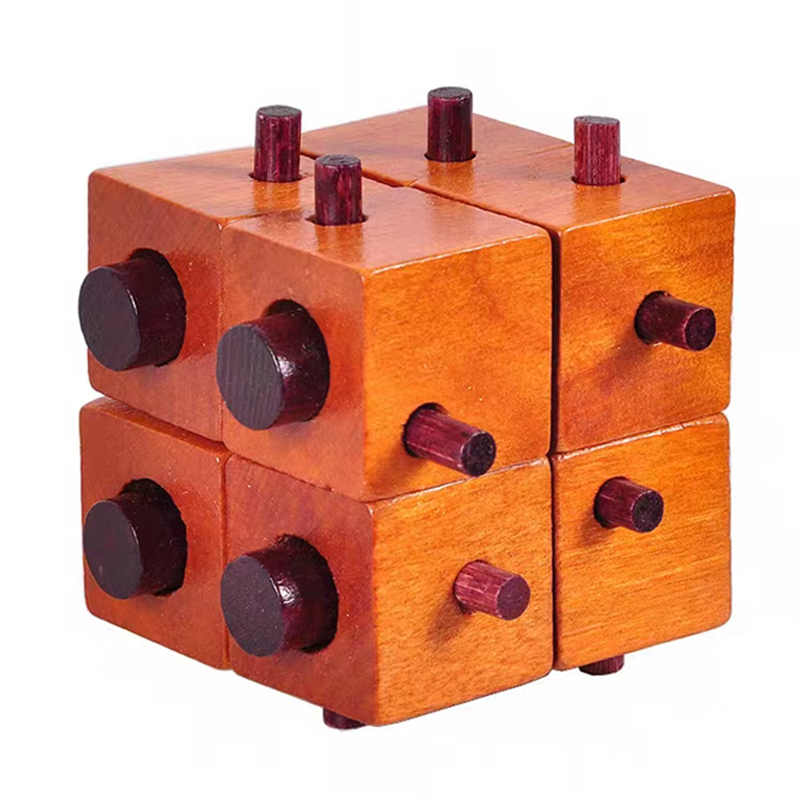 Wooden Brain Teaser Puzzles Un - Woodworking Kids Toys 评论和价格