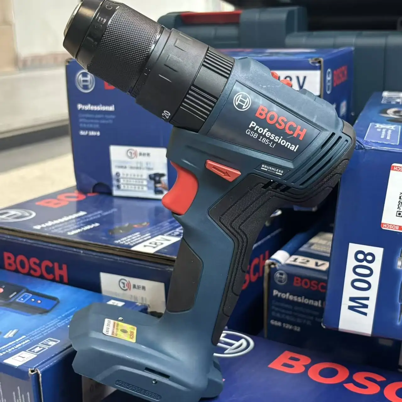 BOSCH GSB 185-LI Brushless Cor - Bosch Drill Gsb 18V 评论和价格