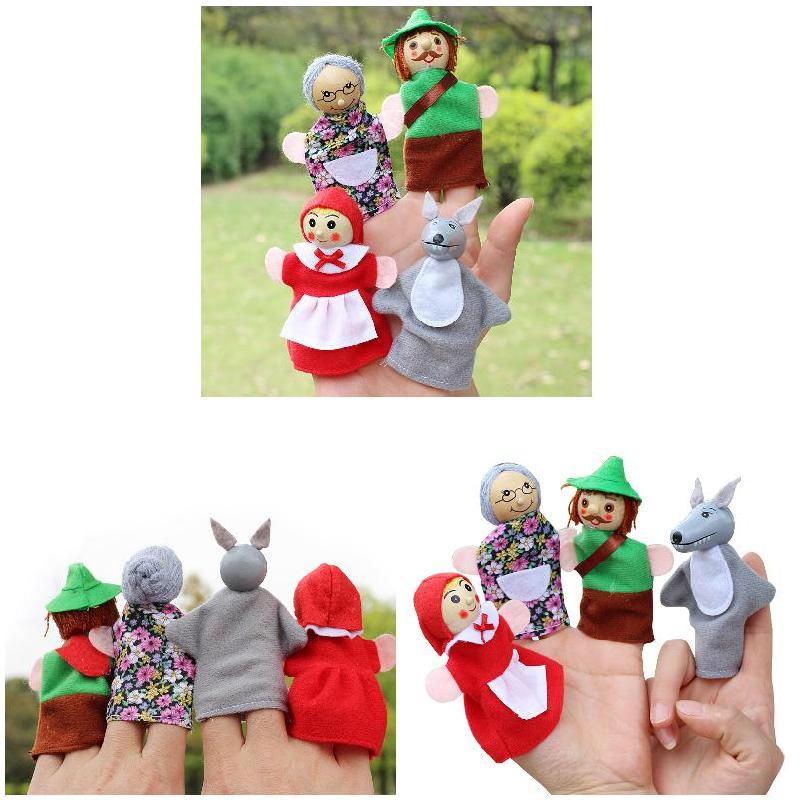 4pcs/Lot Kids Finger Puppets D - Woodworking Kids Toys 评论和价格