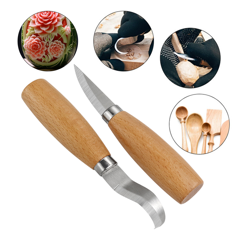 Stainless Iron Carving Knife B - Woodworking Manufacturing 评论和价格