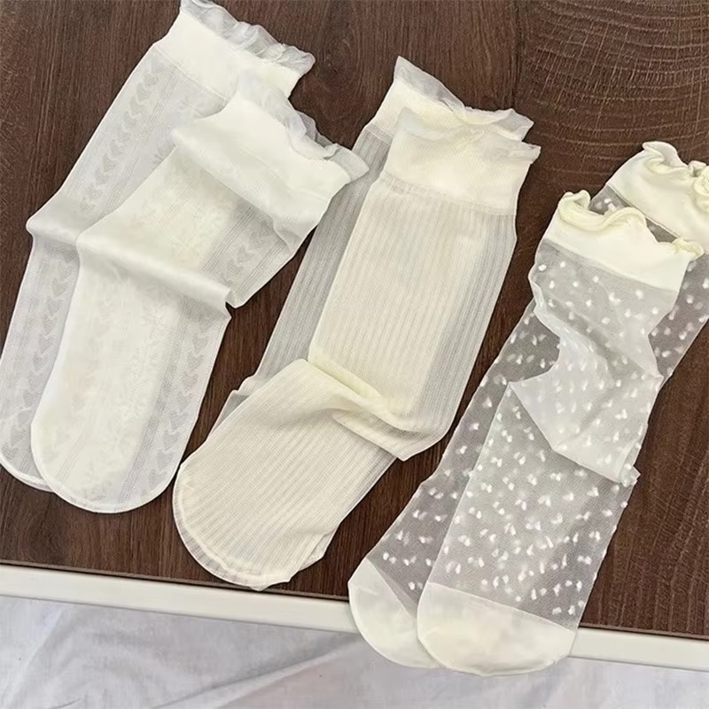 3 Pairs Women's Socks White La - Woodworking Women 评论和价格