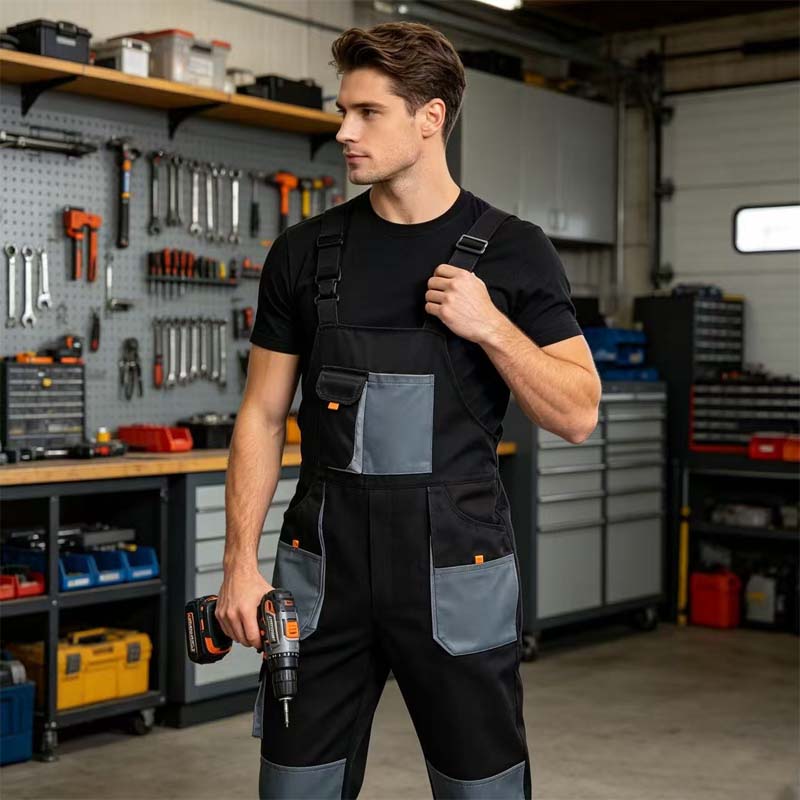Men's Work Jumpsuits Adjustabl - Woodworking Overalls 评论和价格