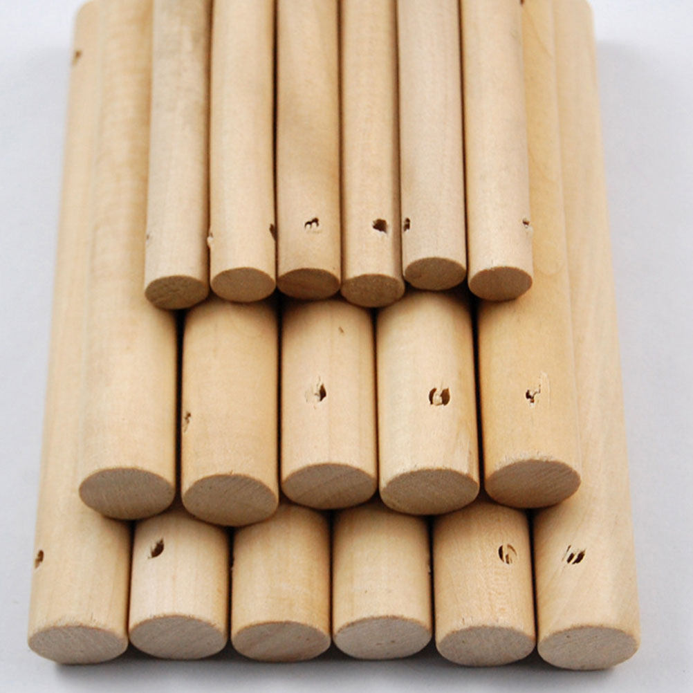 25Pcs 1.5x12cm Hardwood Round  - Woodworking Projects Art 评论和价格