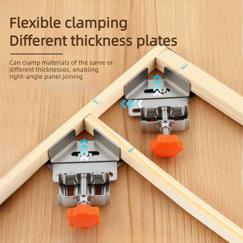 Stainless steel open/closed an - Woodworking Right Angle Clamp 评论和价格