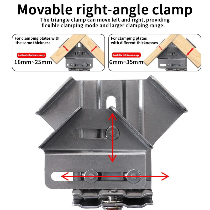 Stainless steel open/closed an - Woodworking Right Angle Clamp 评论和价格