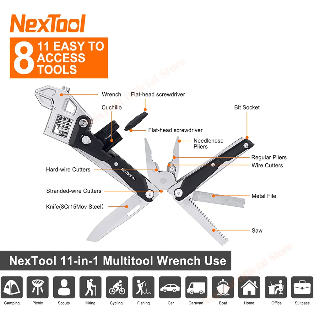 NexTool Multitool Wrench W4 11 - Woodworking Hand Saw 评论和价格