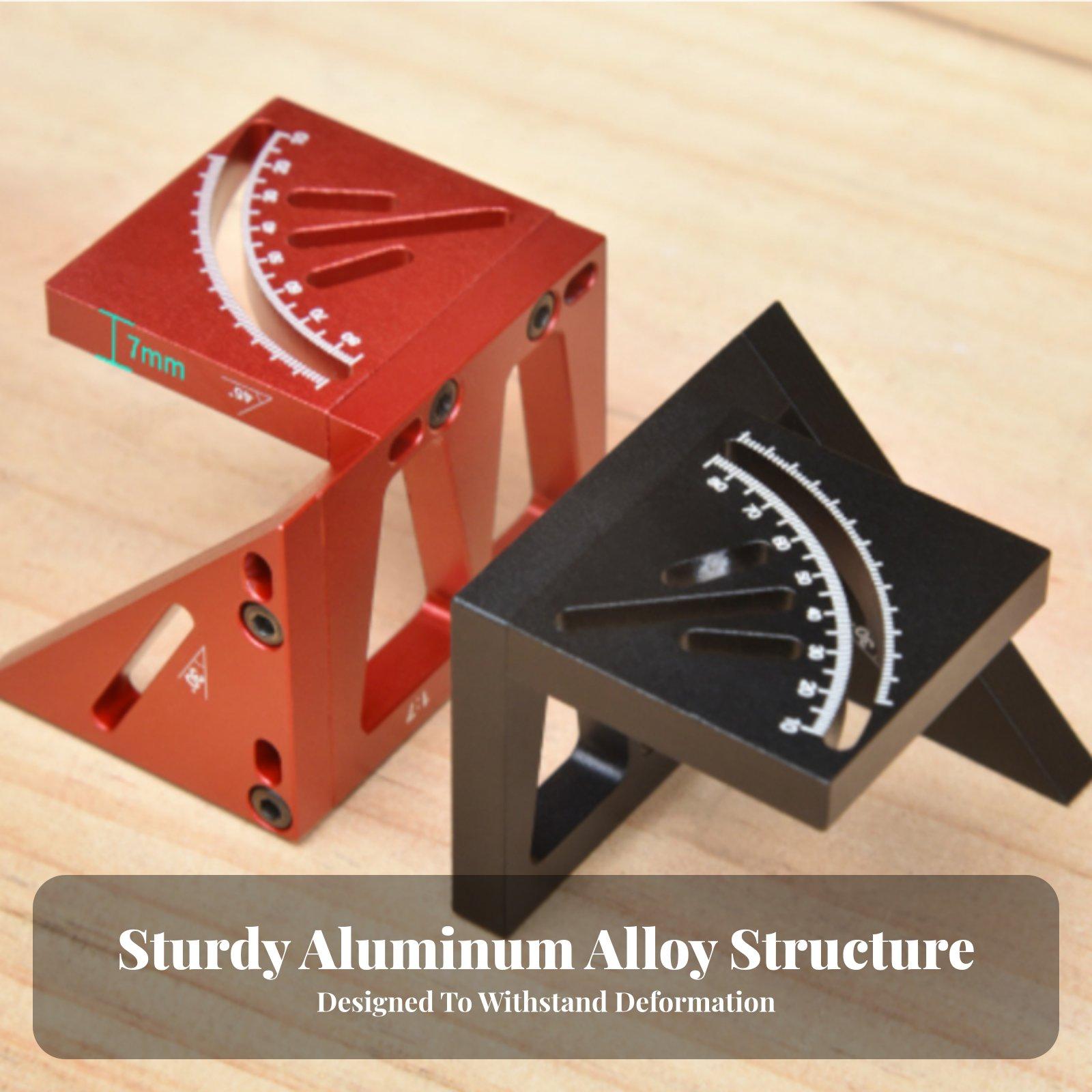 Precision Angle Gauge Aluminum - Woodworking Workshop Layout 评论和价格