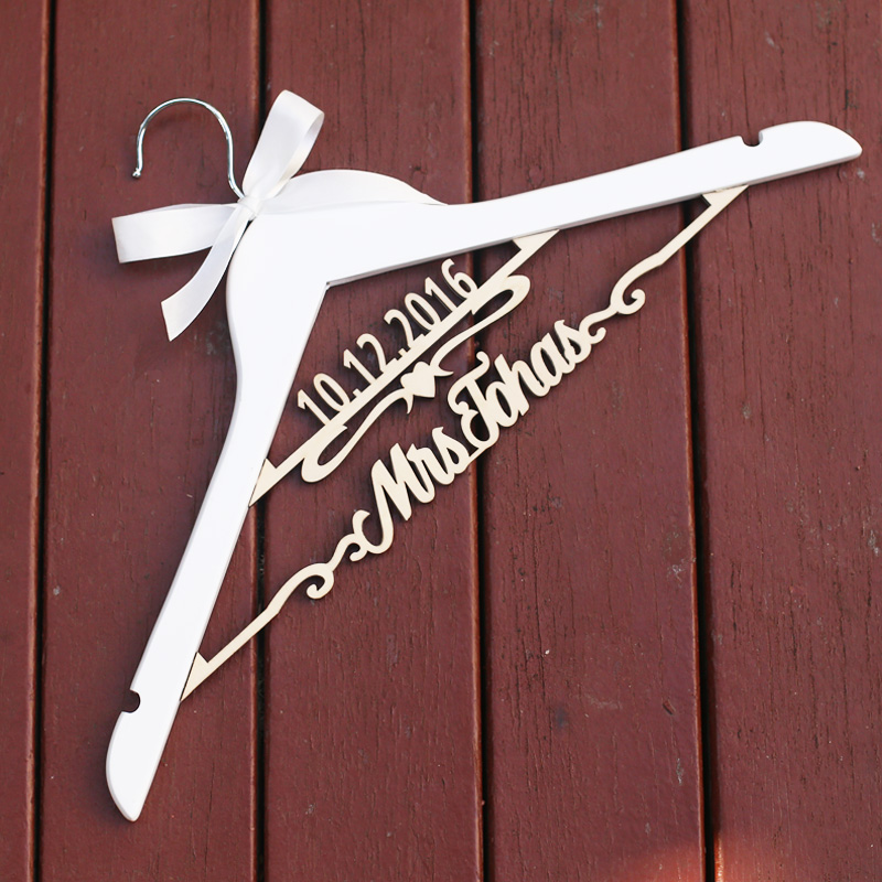 Custom wedding hangers/ weddin - Woodworking Women 评论和价格