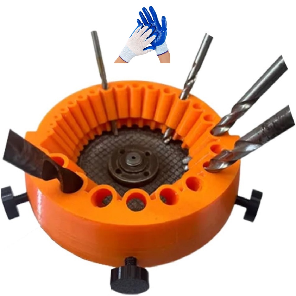 Drill Bit Sharpener with Glove - Woodworking Gloves 评论和价格
