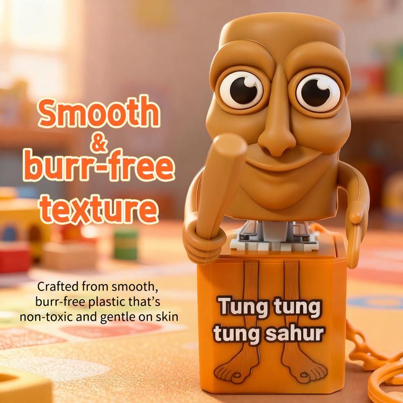 Tung tung tung Sahur Keychain  - Woodworking Kids Toys 评论和价格