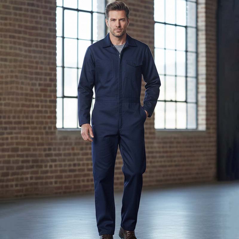 Men Navy Blue Full Body Work J - Woodworking Overalls 评论和价格