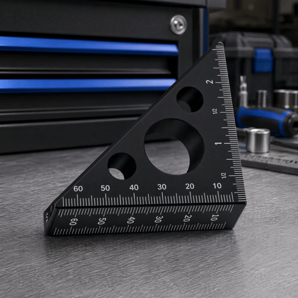 Aluminum Alloy Triangle Ruler  - Woodworking Workshop Layout 评论和价格