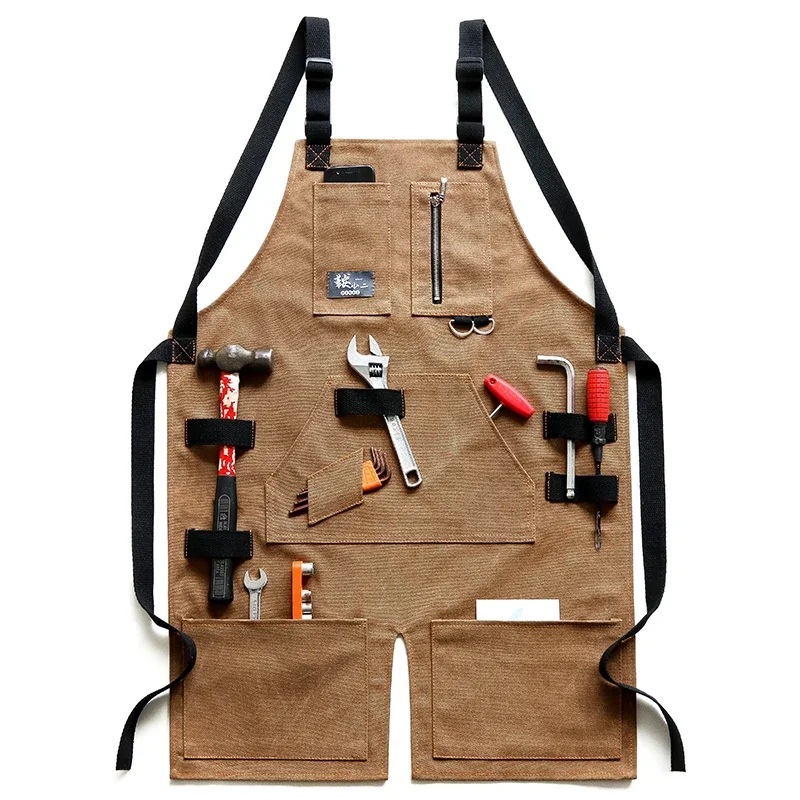 thickened wear-resistant men's - Woodworking Overalls 评论和价格