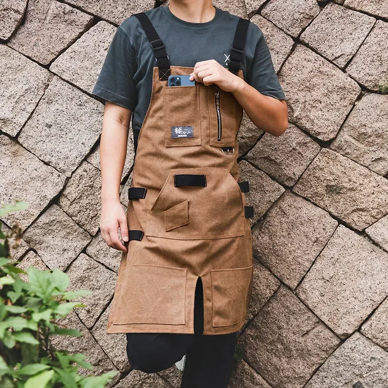 thickened wear-resistant men's - Woodworking Overalls 评论和价格