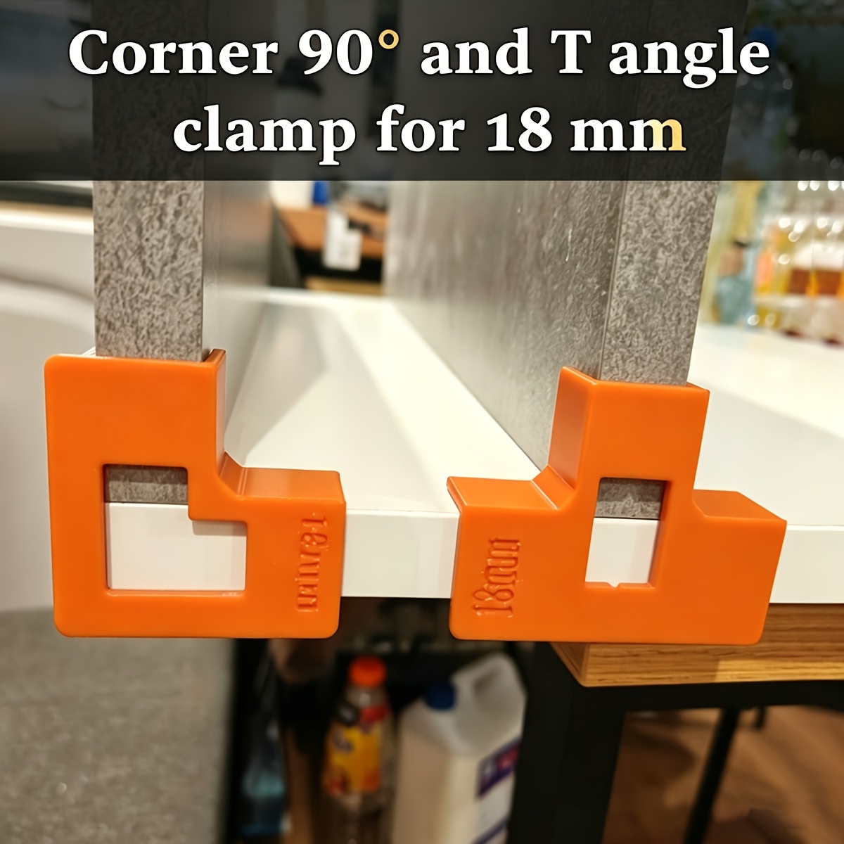4Pcs 90° Right Angle & T‑Shape - Woodworking Right Angle Clamp 评论和价格