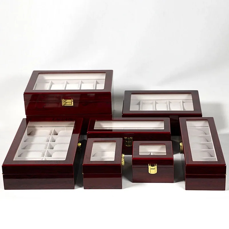 2-12 Slots Wooden Watch Box Wa - Woodworking Women 评论和价格