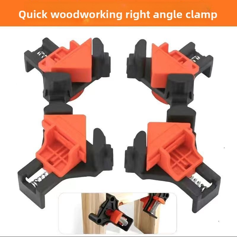 2/4PCS Right Angle Fixing Clip - Woodworking Right Angle Clamp 评论和价格