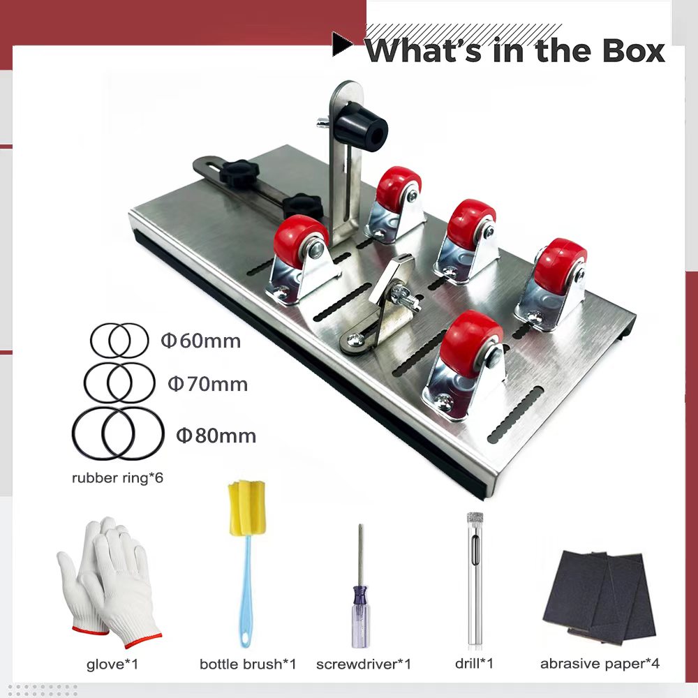 DIY Glass Bottle Cutter Adjust - Woodworking Manufacturing 评论和价格
