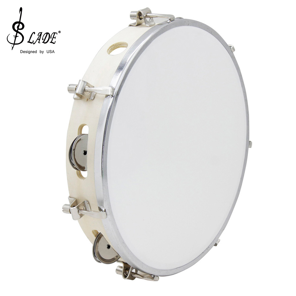 SLADE 10 Inches Tambourine Adj - Woodworking Kids Toys 评论和价格