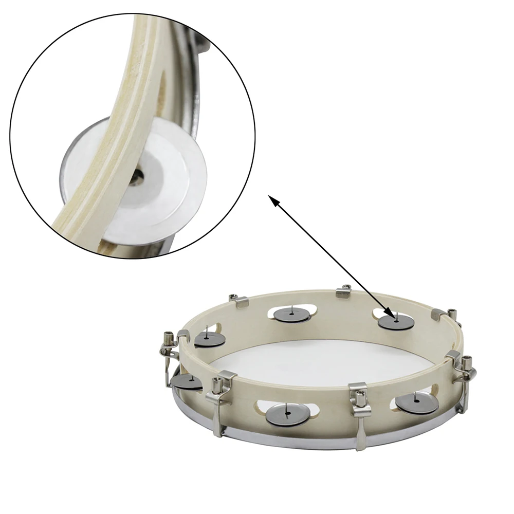 SLADE 10 Inches Tambourine Adj - Woodworking Kids Toys 评论和价格